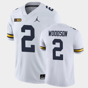 Men's Michigan Wolverines #2 Charles Woodson White Game College Football Jersey 941406-924